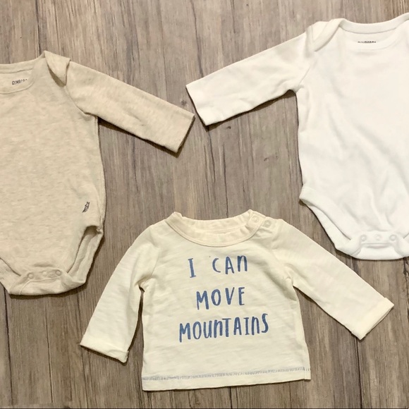 Gymboree Other - Gender Neutral Nude White Tan Onesies Bundle